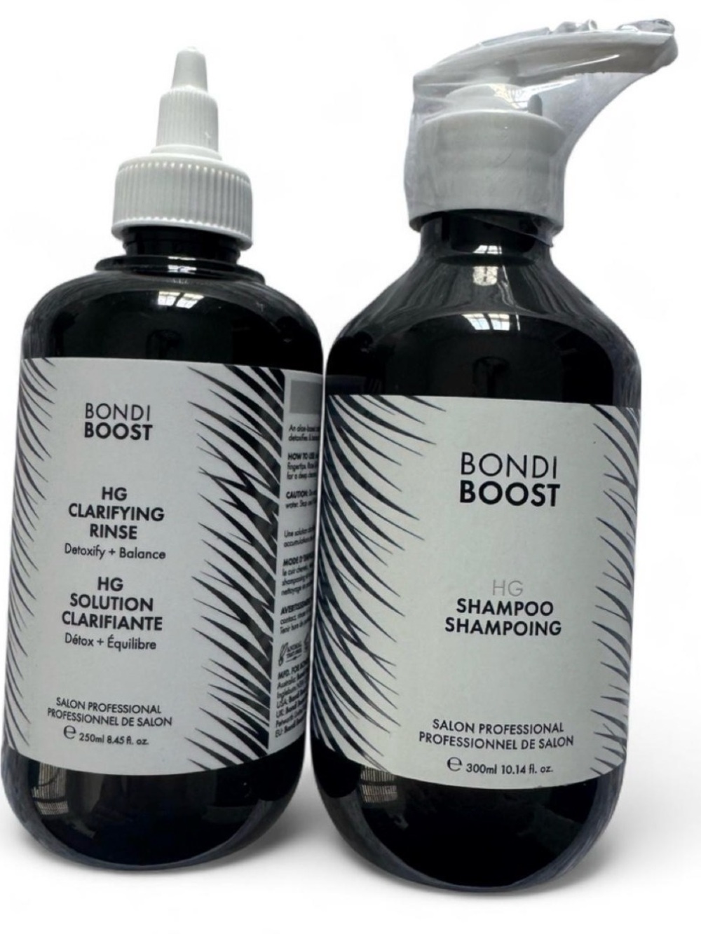 Bondi Boost Shampoo and HG Clarifying Rinse